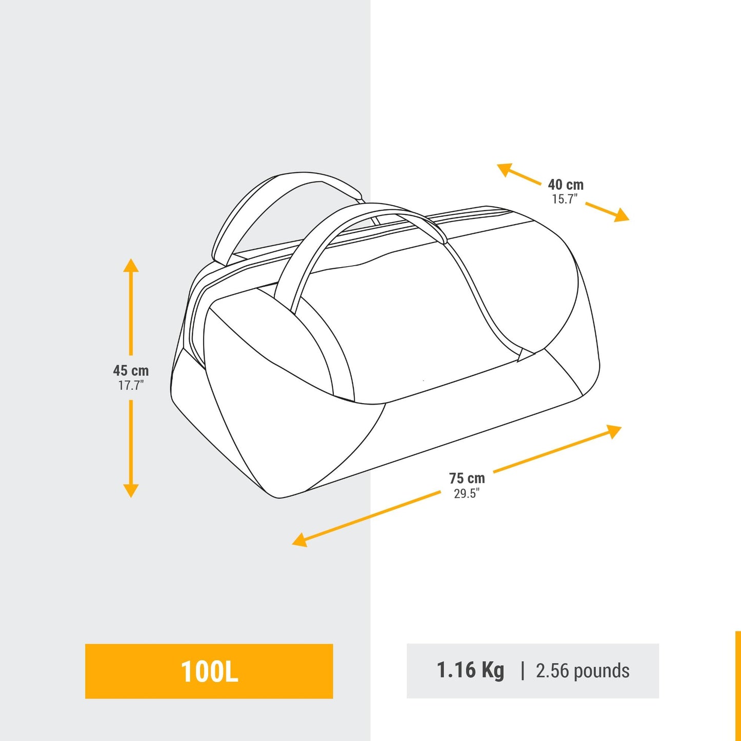 Simond 100 L Duffel Bag