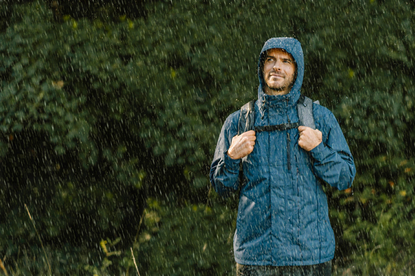 Quechua Men's NH500 Imper Waterproof Rain Jacket