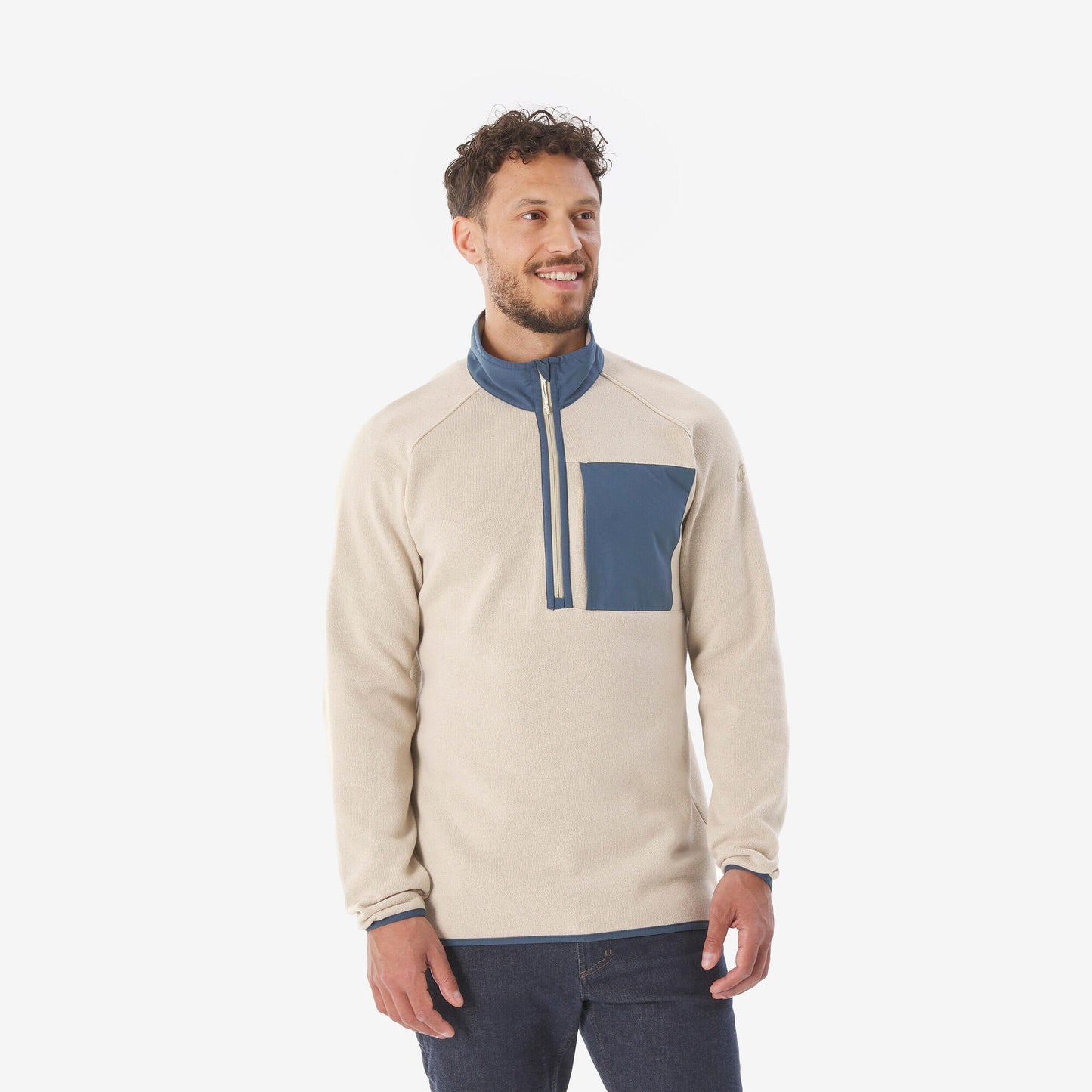 Quechua Men's NH500 Half-Zip Hiking Pullover