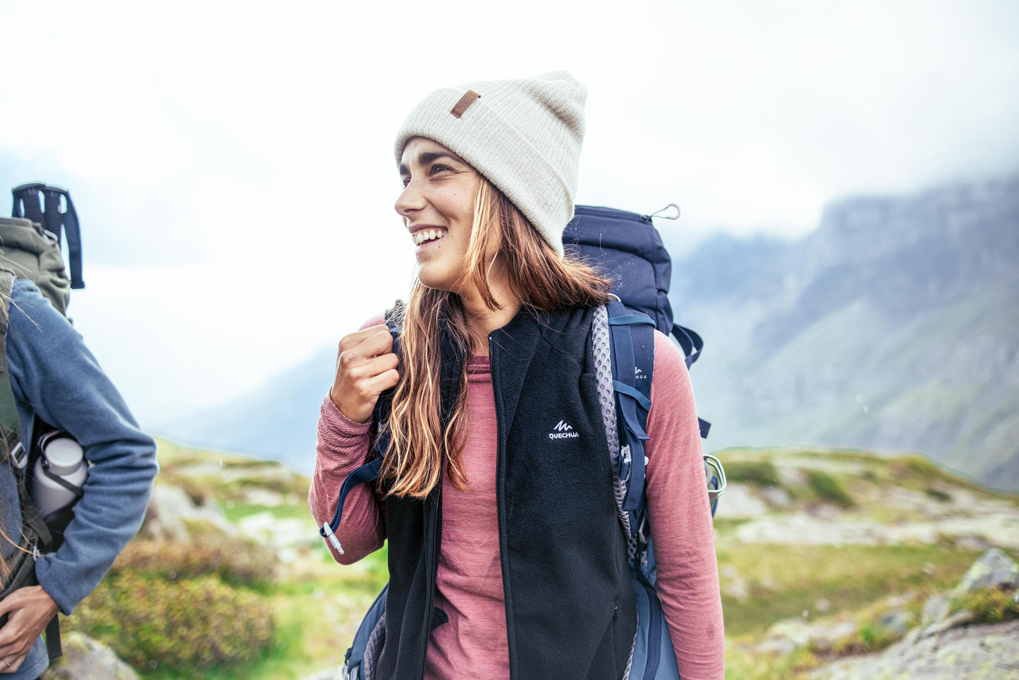 Quechua Women's MH120 Hiking Fleece Vest