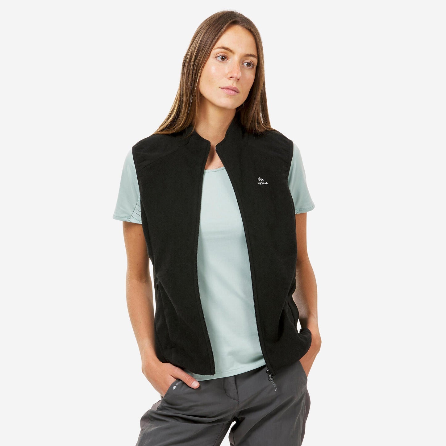 Quechua Women's MH120 Hiking Fleece Vest