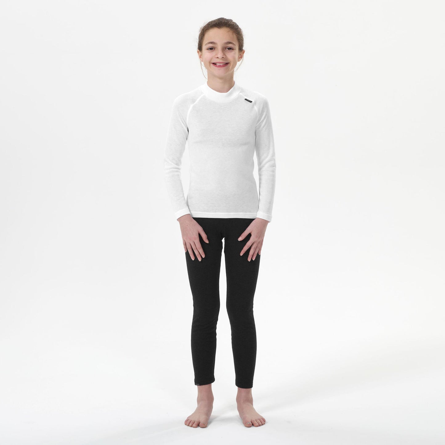 Wedze Kids' BL100 Thermal Ski Base Layer Bottom