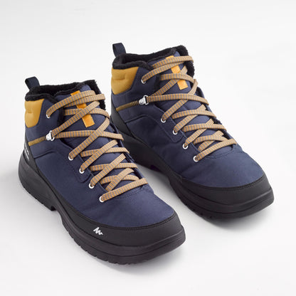 Quechua Men's NH100 Warm Waterproof Mid Hiking Boots