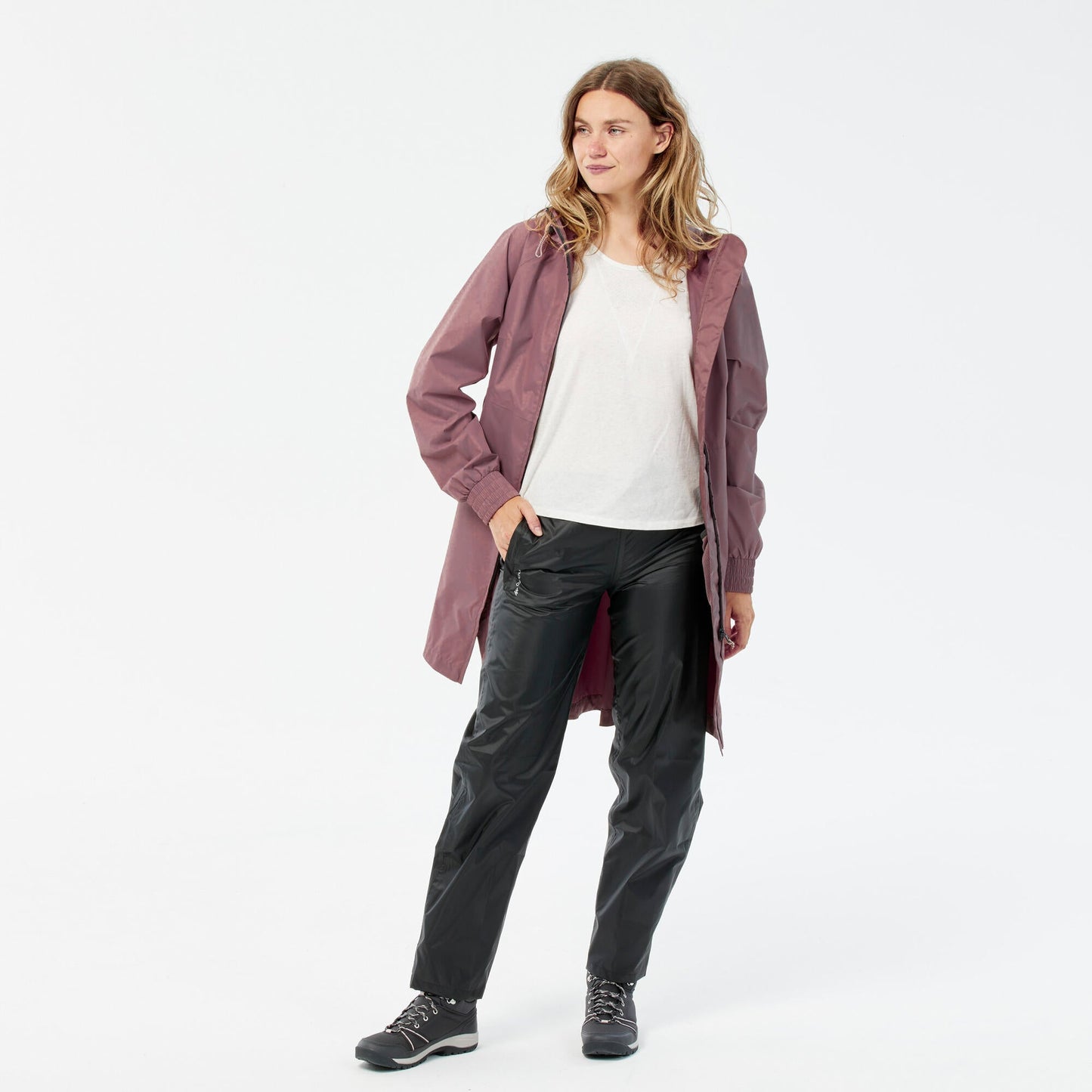 Quechua Women's Raincut Waterproof Over-Pants