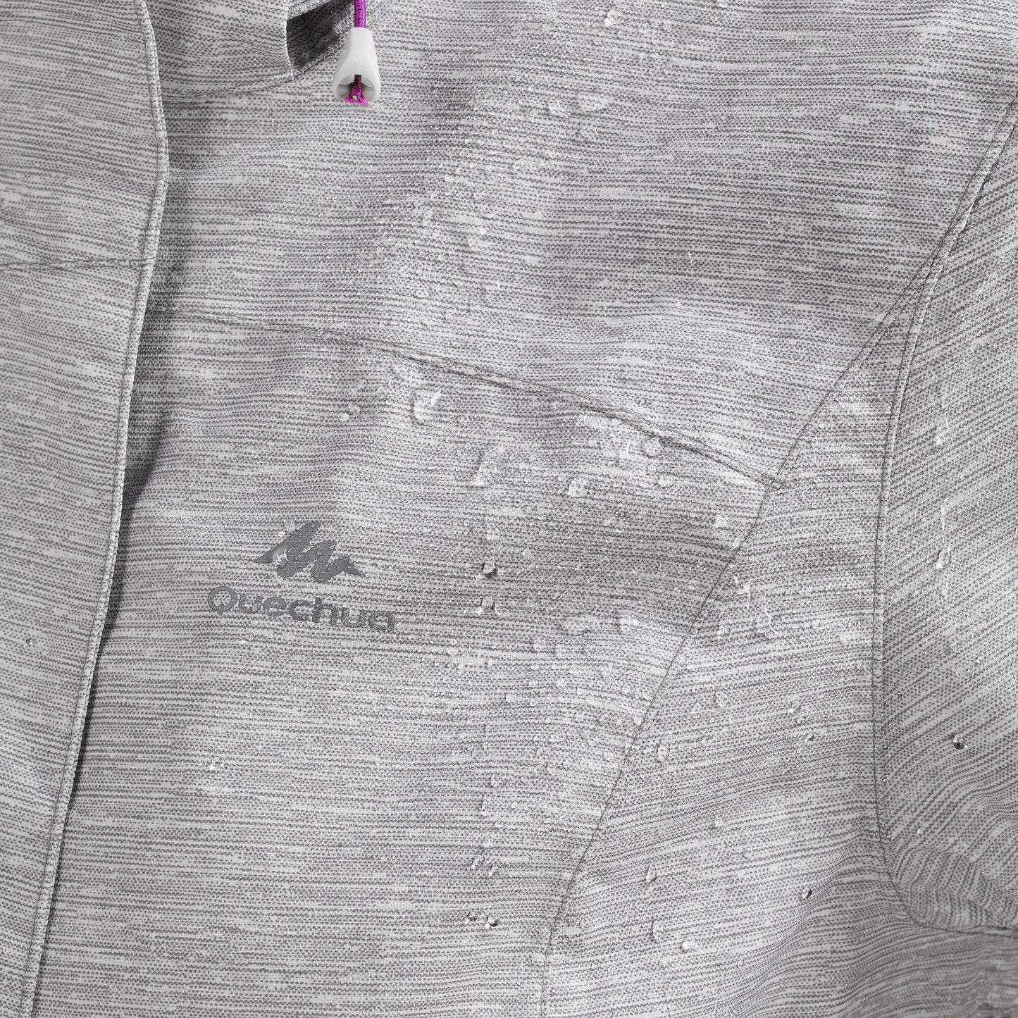 Quechua Women's MH100 Waterproof Hiking Rain Jacket