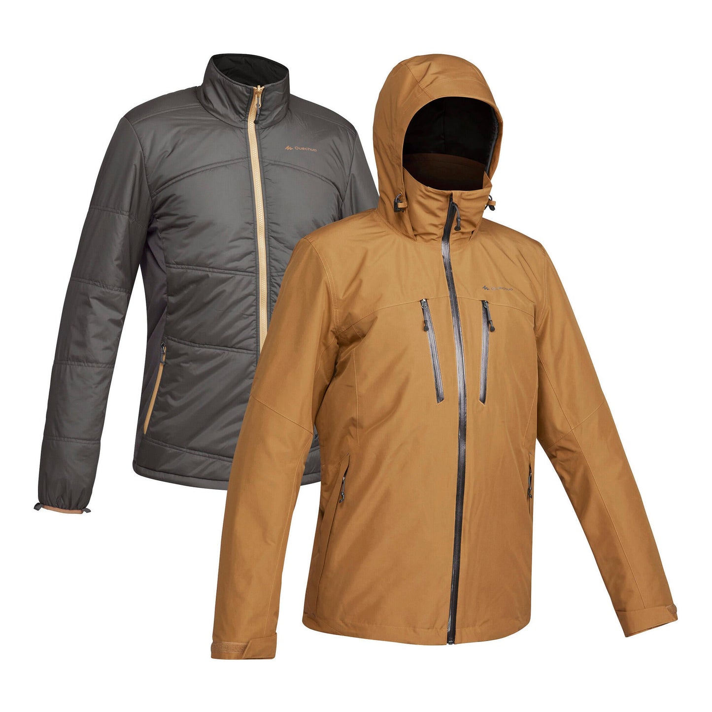 Forclaz Men's Travel 500 3-in-1 Waterproof Jacket