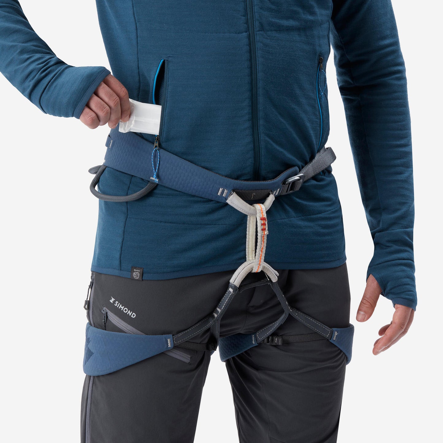 Simond Men's Hooded Merino Wool Pullover
