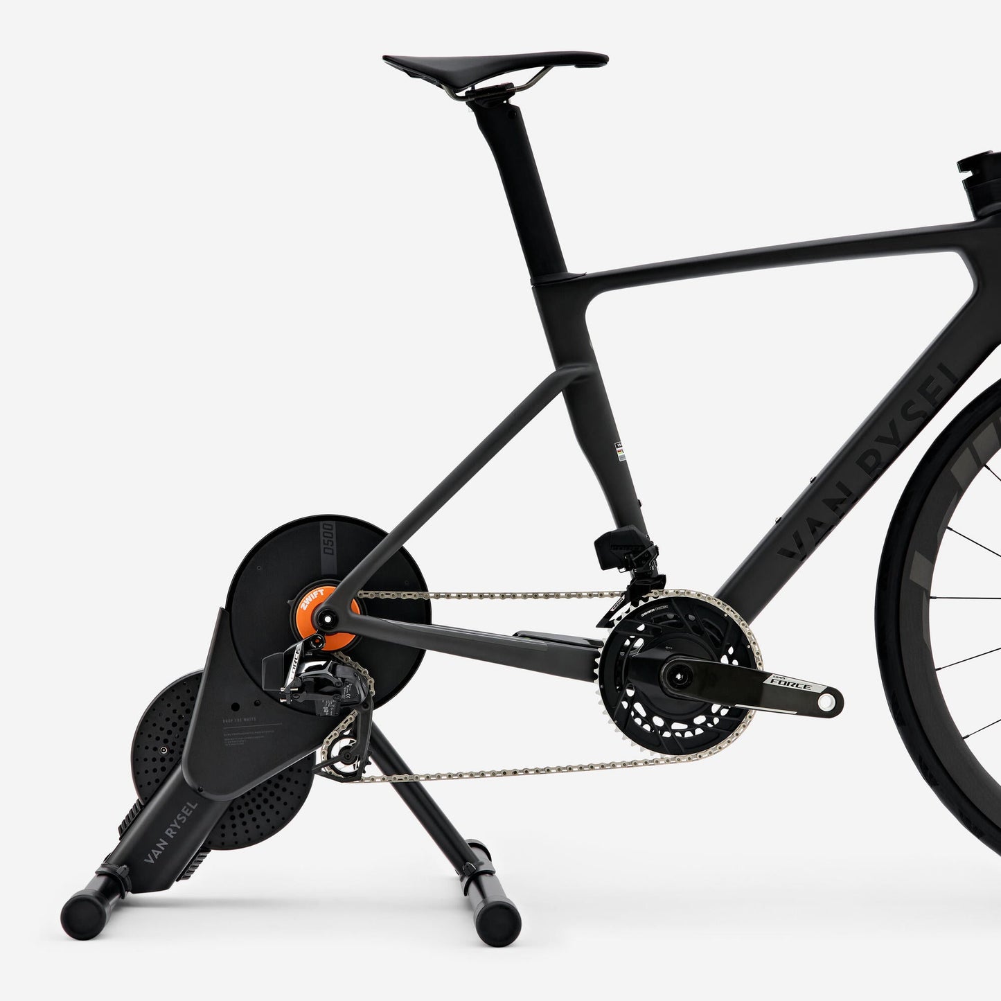 Van Rysel D500 Smart Trainer with Zwift Cog and Click