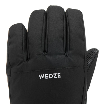 Wedze Kids' 100 Warm Waterproof Ski Gloves