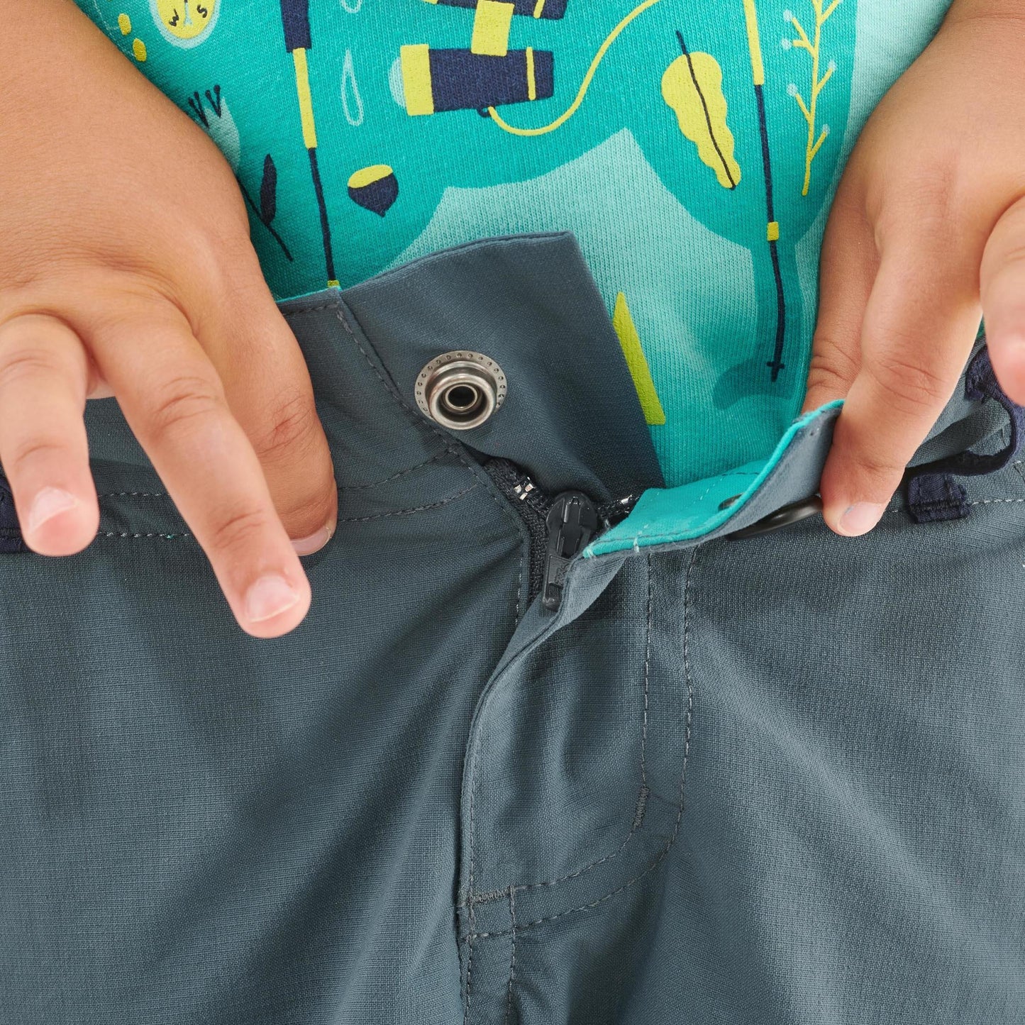 Quechua Kids' MH500 Convertible Hiking Pants - Ages 2-6