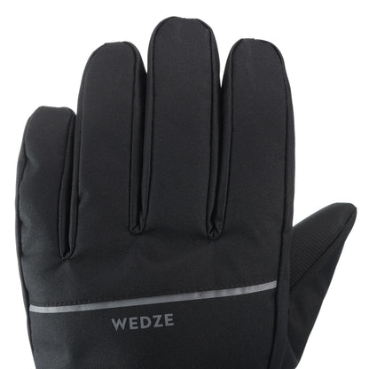 Wedze Adult 100 Waterproof Ski Gloves