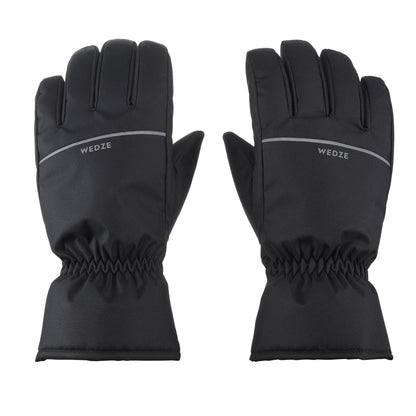 Wedze Adult 100 Waterproof Ski Gloves