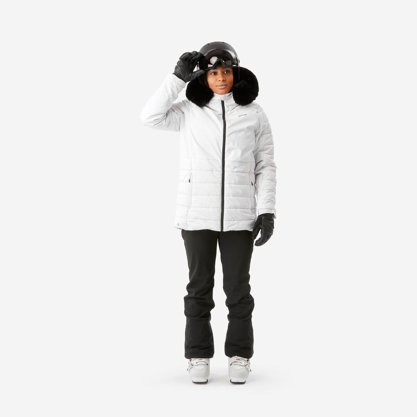 Wedze Women's 100 Mid-Length Warm Ski Jacket
