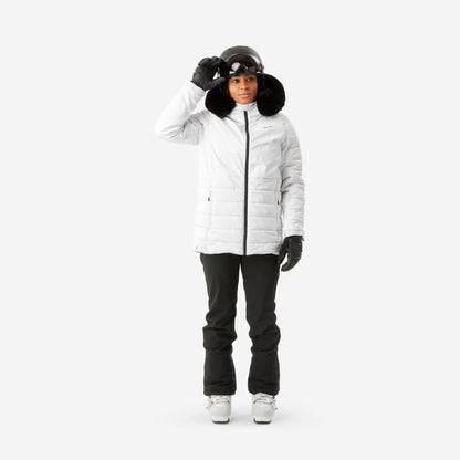 Wedze Women's 100 Mid-Length Warm Ski Jacket