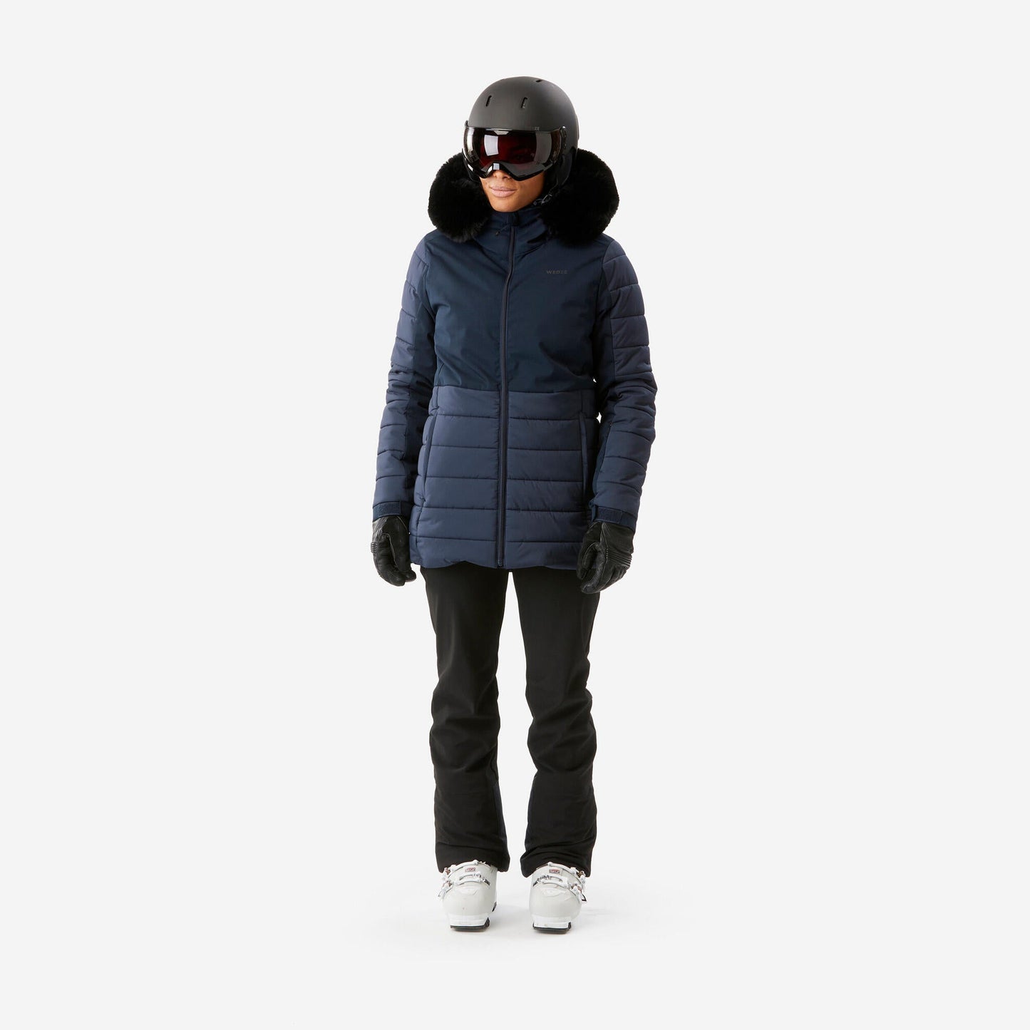 Wedze Women's 100 Mid-Length Warm Ski Jacket