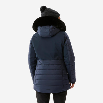 Wedze Women's 100 Mid-Length Warm Ski Jacket