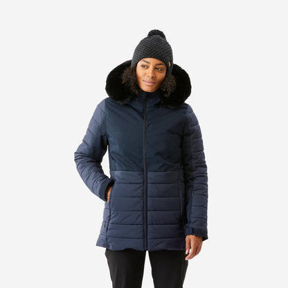 Wedze Women's 100 Mid-Length Warm Ski Jacket
