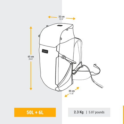 Forclaz Men's Travel 900 50+6 L Backpacking Pack