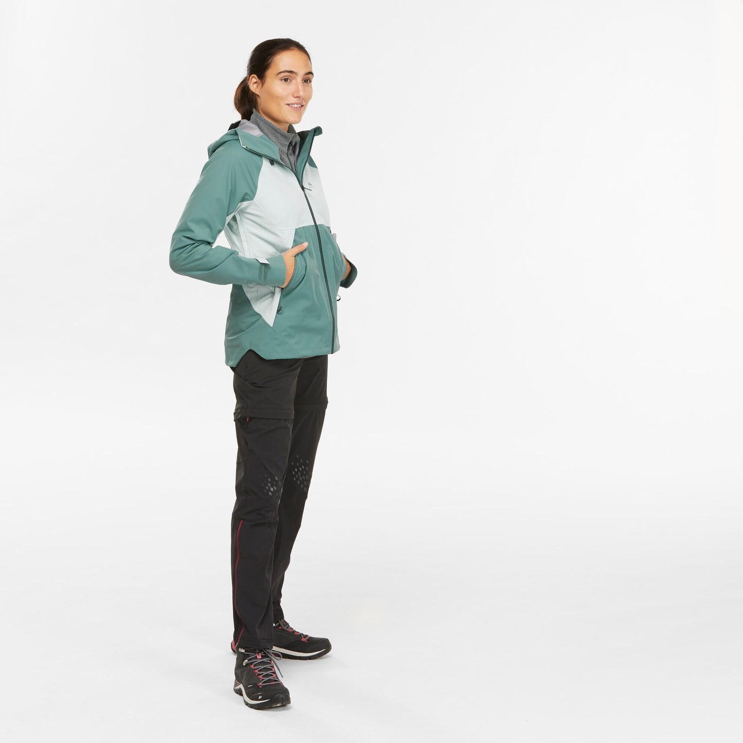 Quechua Women's MH500 Lightweight Waterproof Hiking Jacket