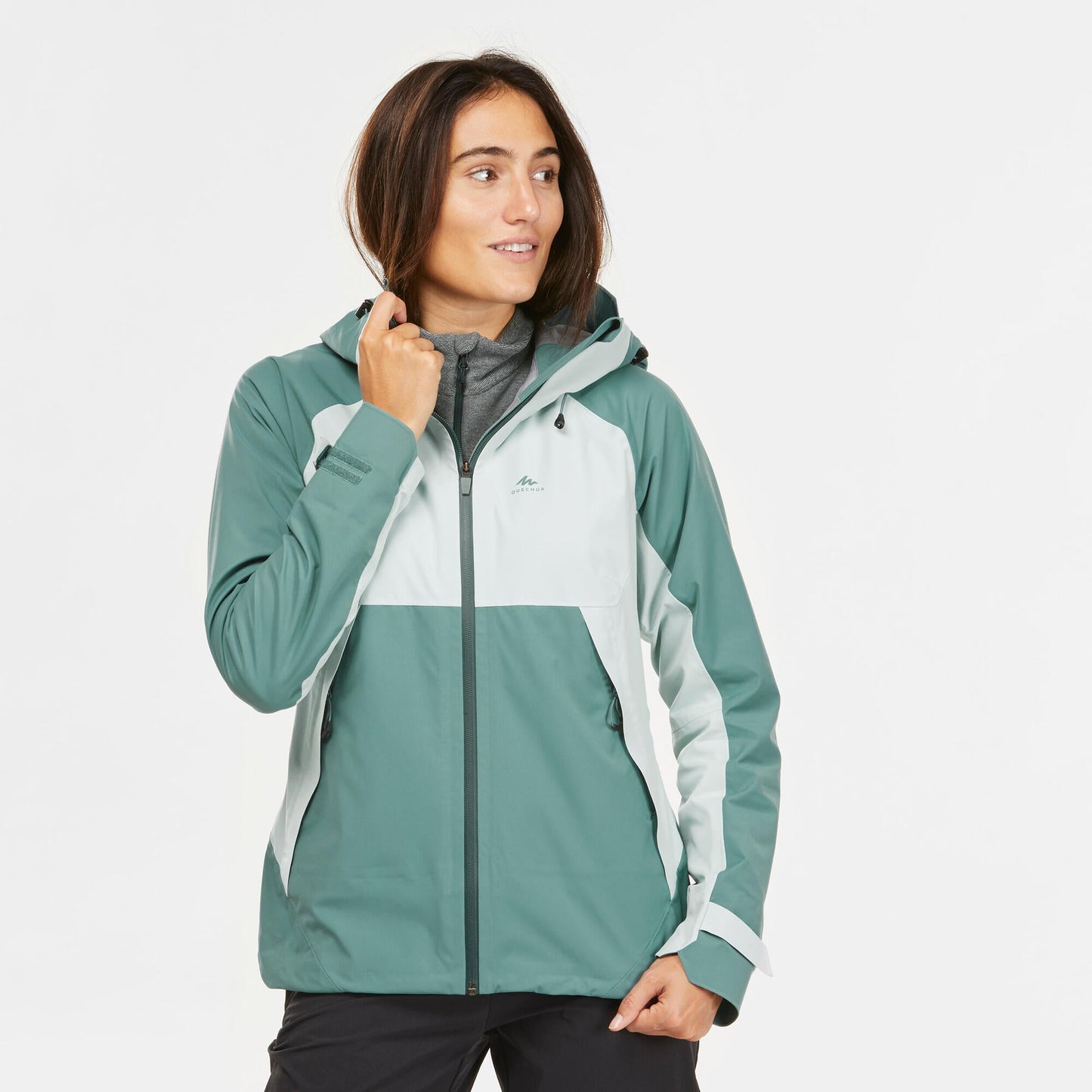 Quechua Women's MH500 Lightweight Waterproof Hiking Jacket