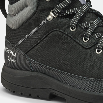 Quechua Men's NH100 Warm Waterproof Mid Hiking Boots