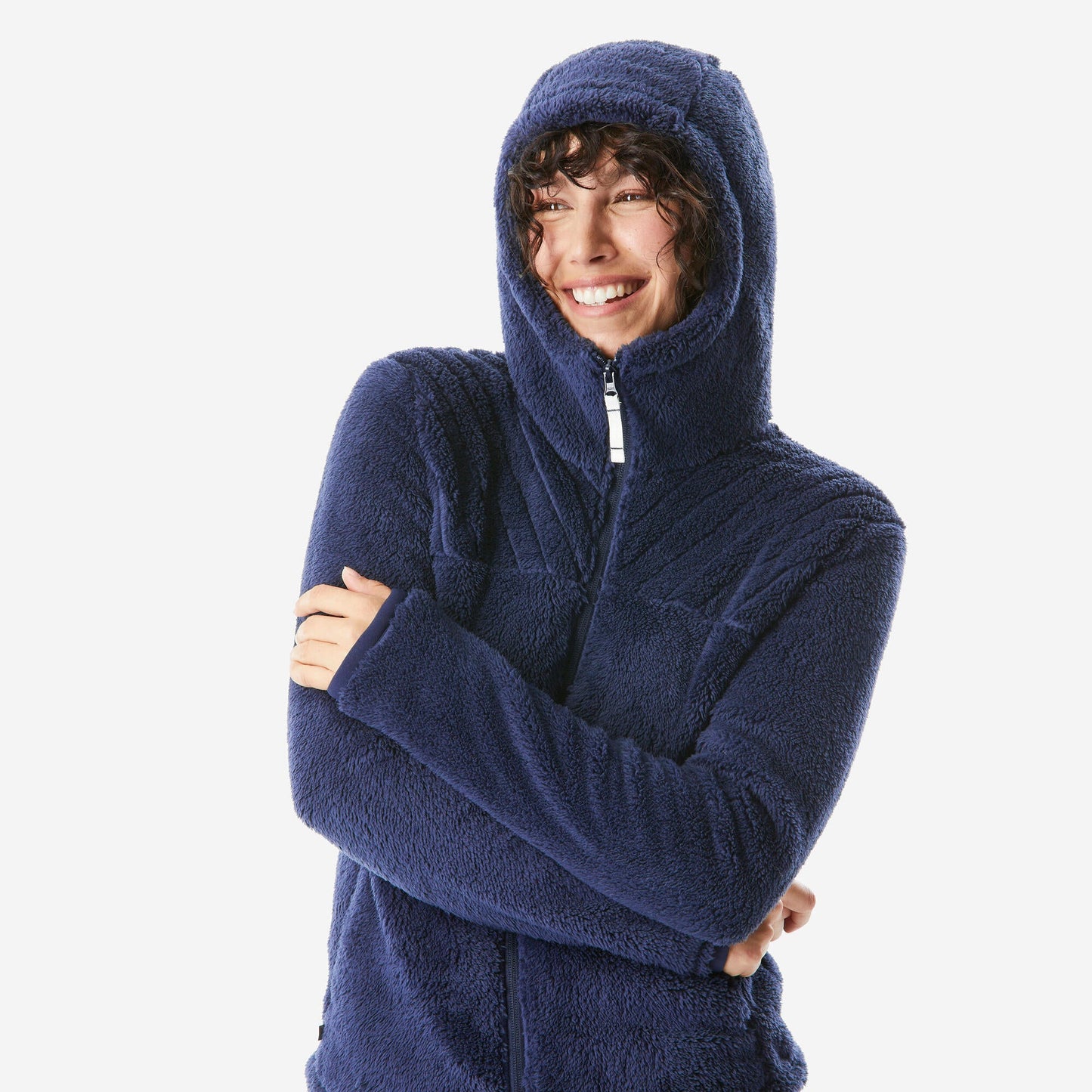 Quechua Women's NH100 U-Warm Hooded Fleece