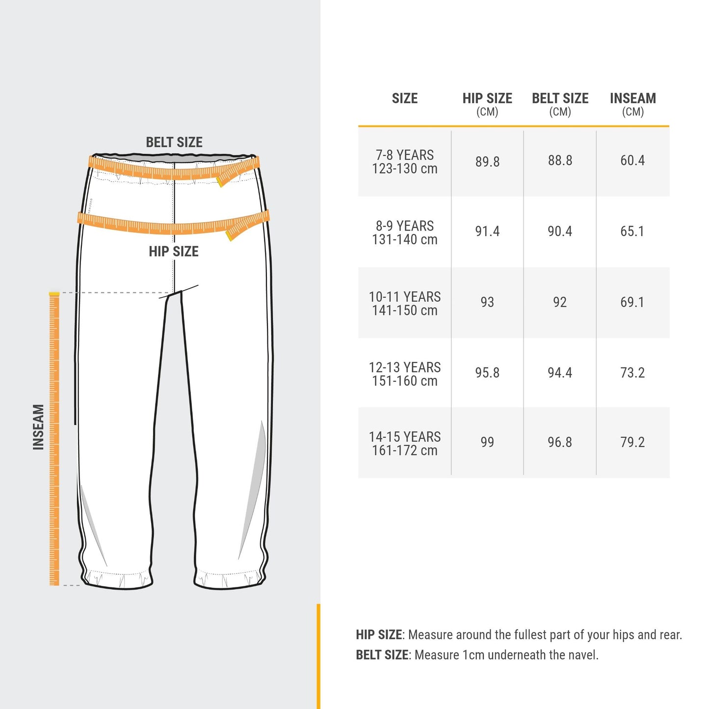Quechua Kids’ MH100 Waterproof Hiking Overpants – Ages 7–15