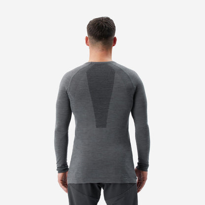 Simond Men's Alpinism Seamless Wool Long-Sleeve Shirt