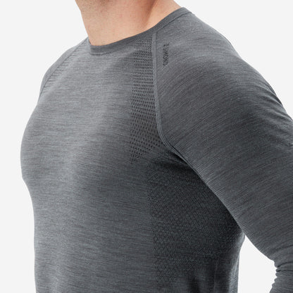 Simond Men's Alpinism Seamless Wool Long-Sleeve Shirt
