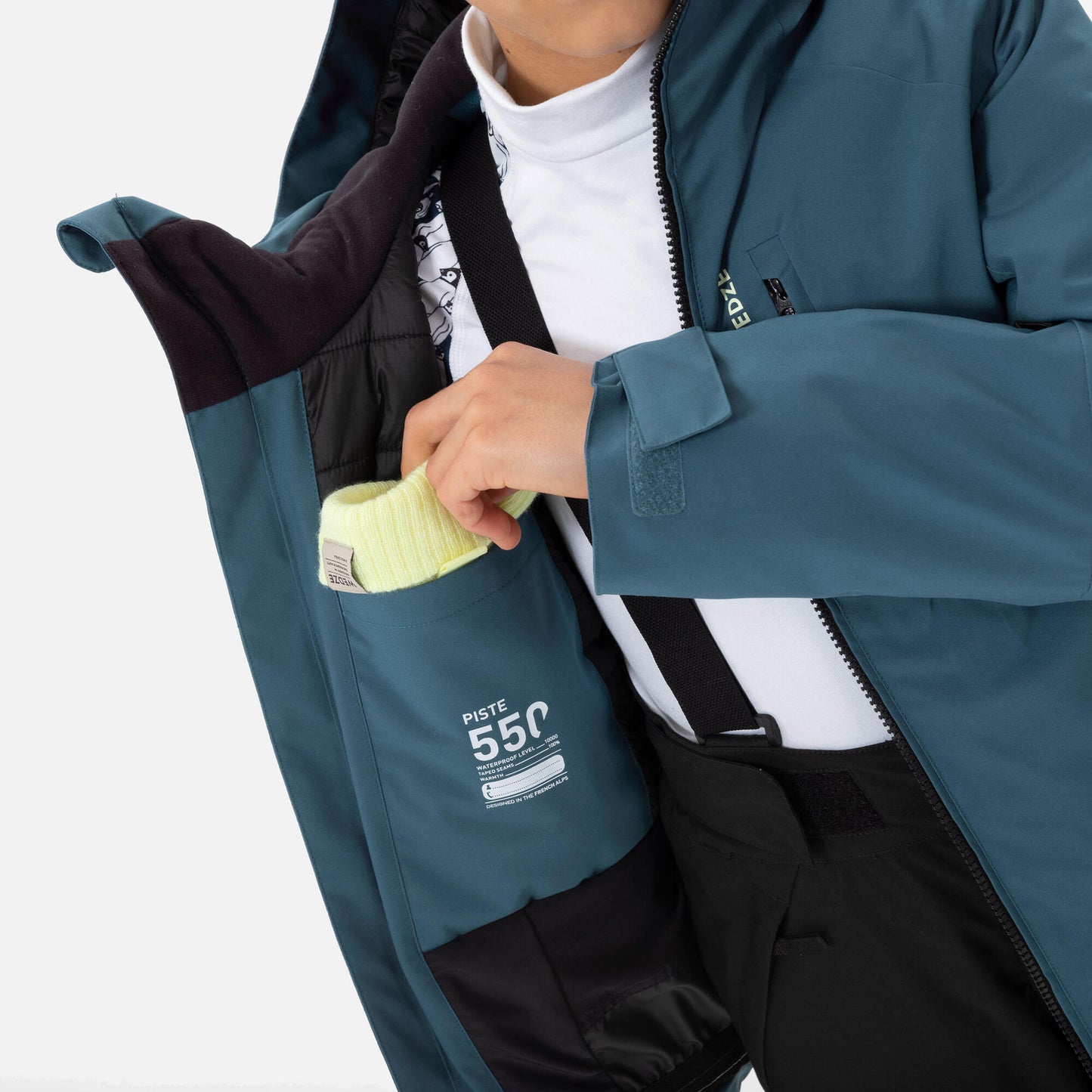 Wedze Kids' 550 Warm Waterproof Ski Jacket