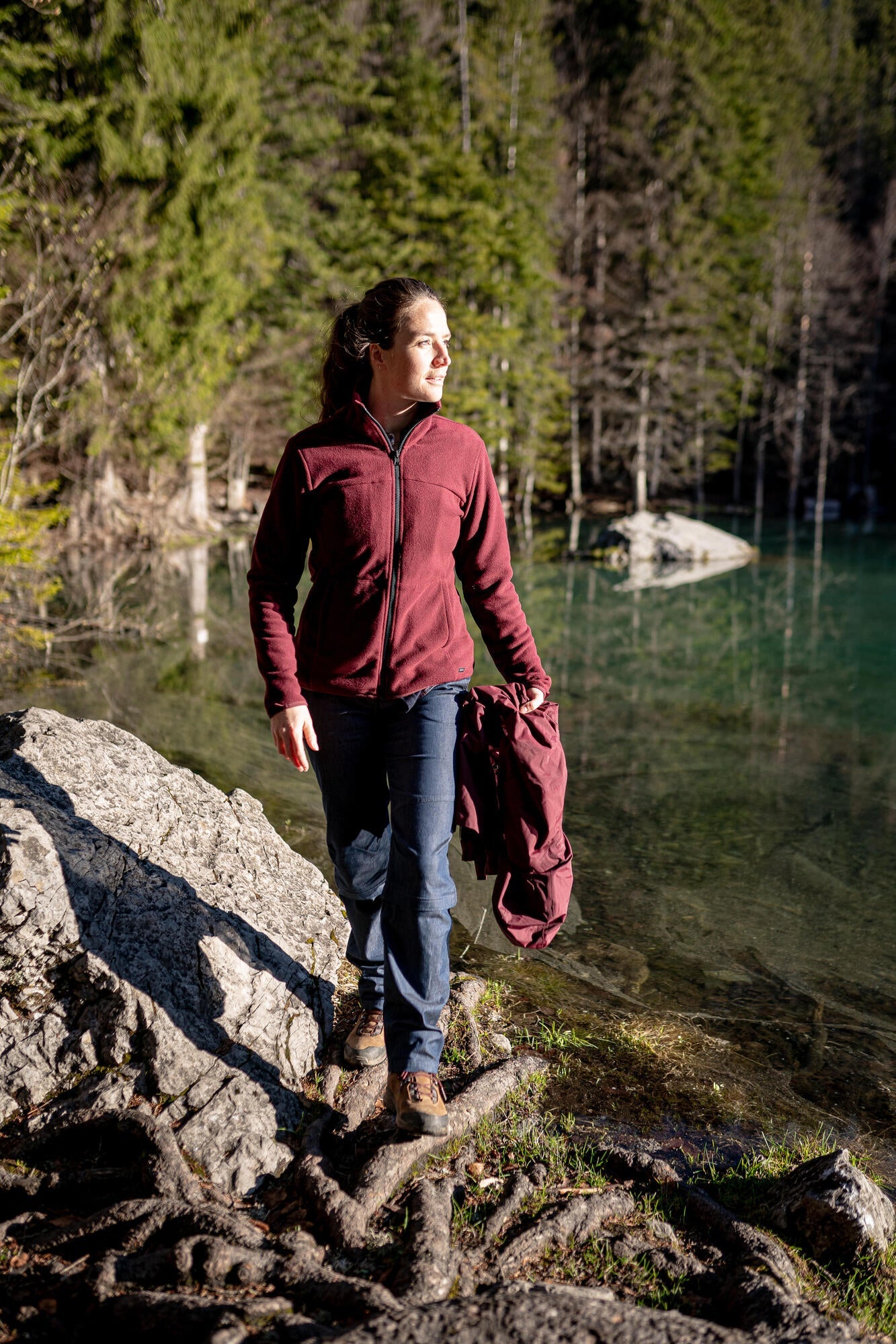 Quechua Women's NH100 3-in-1 Waterproof Jacket