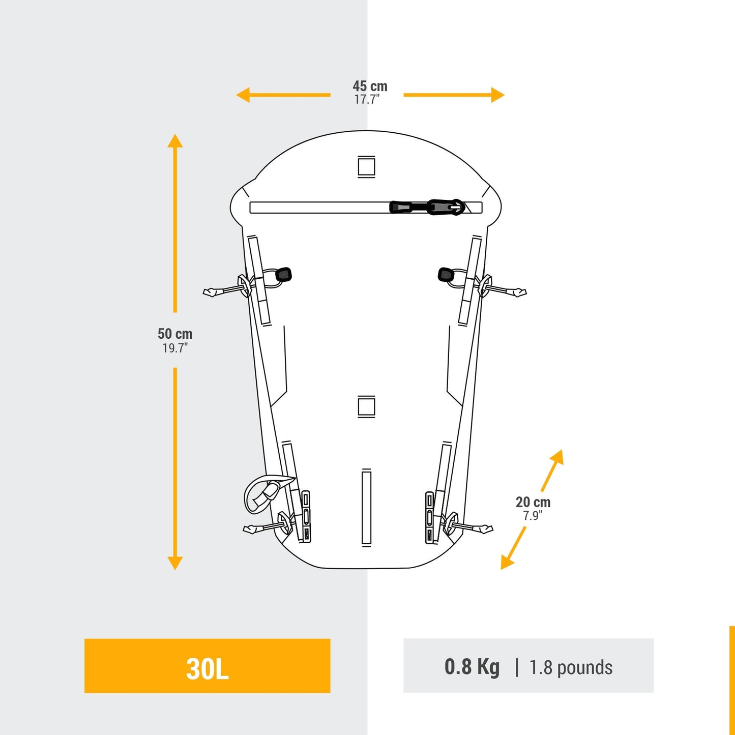 Simond Ice 30L Waterproof Mountaineering Backpack