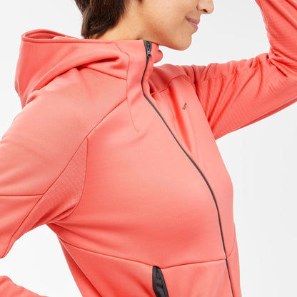 Quechua Women's Hiking Fleece Jacket - MH520 Hood