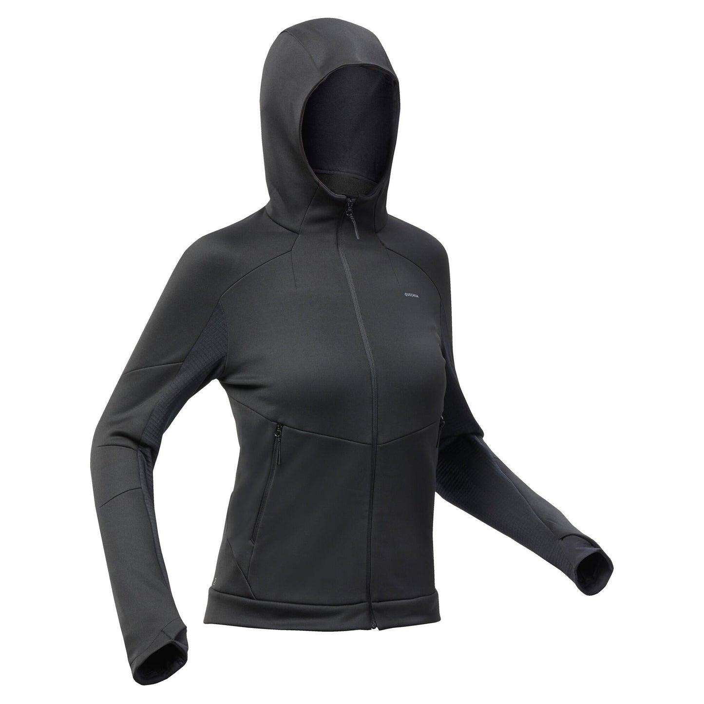 Quechua Women's Hiking Fleece Jacket - MH520 Hood