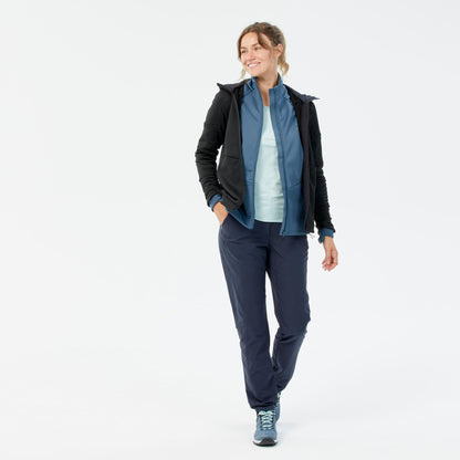 Quechua Women's Hiking Fleece Jacket - MH520 Hood