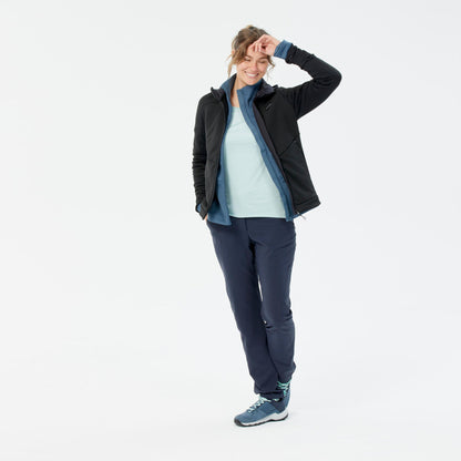 Quechua Women's Hiking Fleece Jacket - MH520 Hood