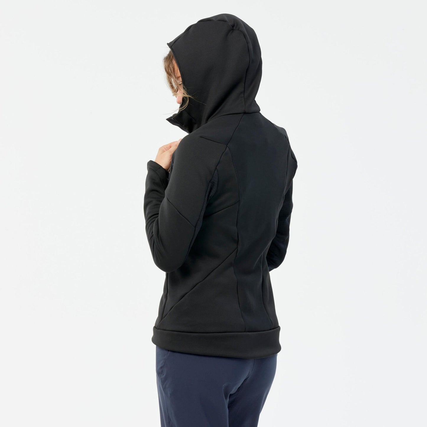 Quechua Women's Hiking Fleece Jacket - MH520 Hood