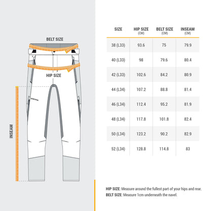 Quechua Men's NH500 Water Repellent Ventilated Hiking Pants