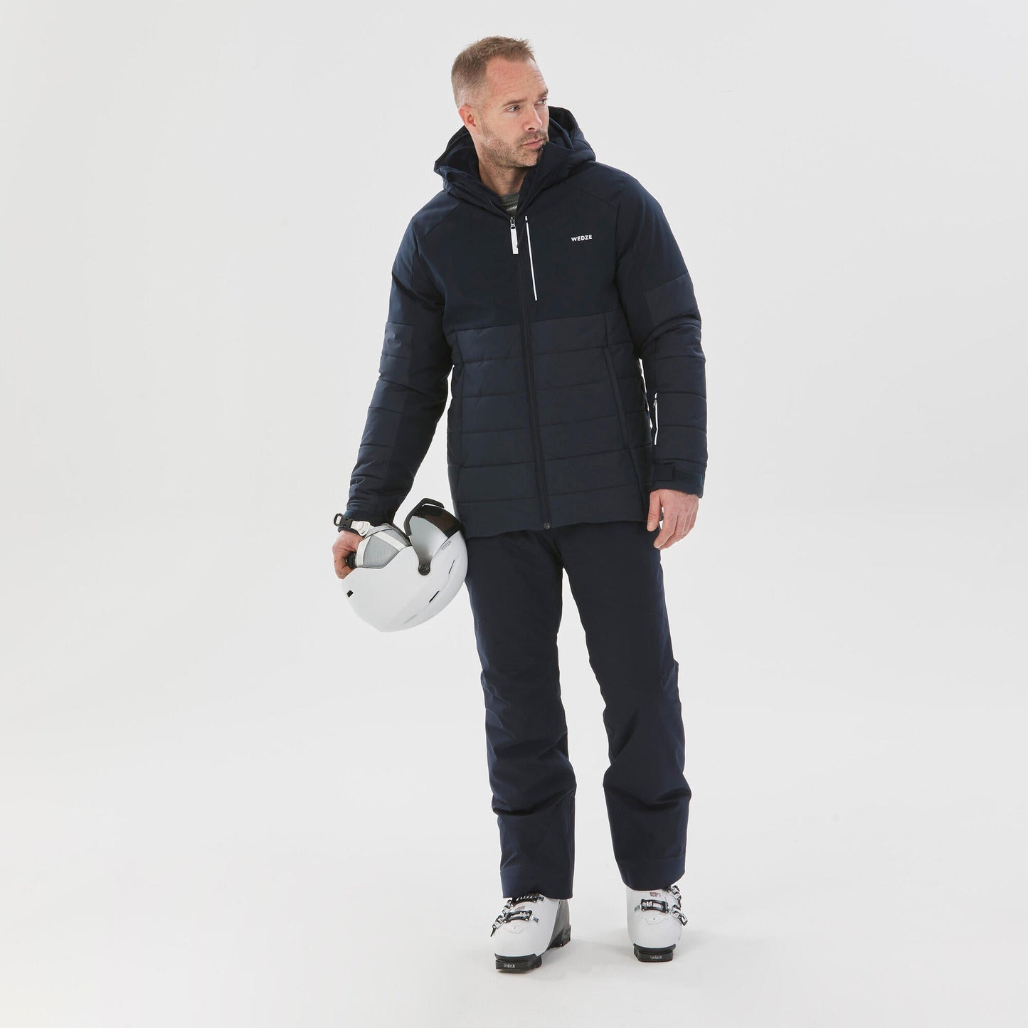 Wedze Men's 100 Mid-Length Warm Ski Jacket