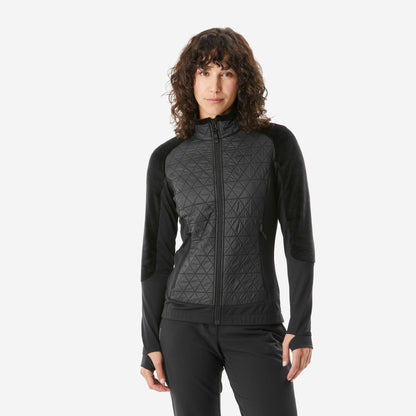 Quechua Women's Warm Hybrid Fleece Hiking Jacket