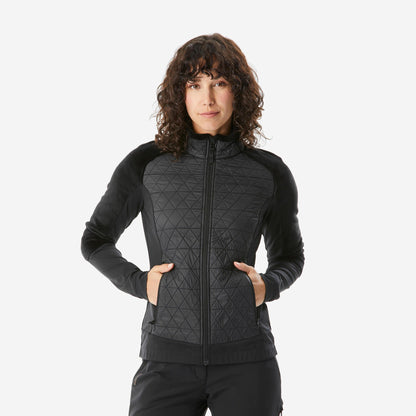 Quechua Women's Warm Hybrid Fleece Hiking Jacket