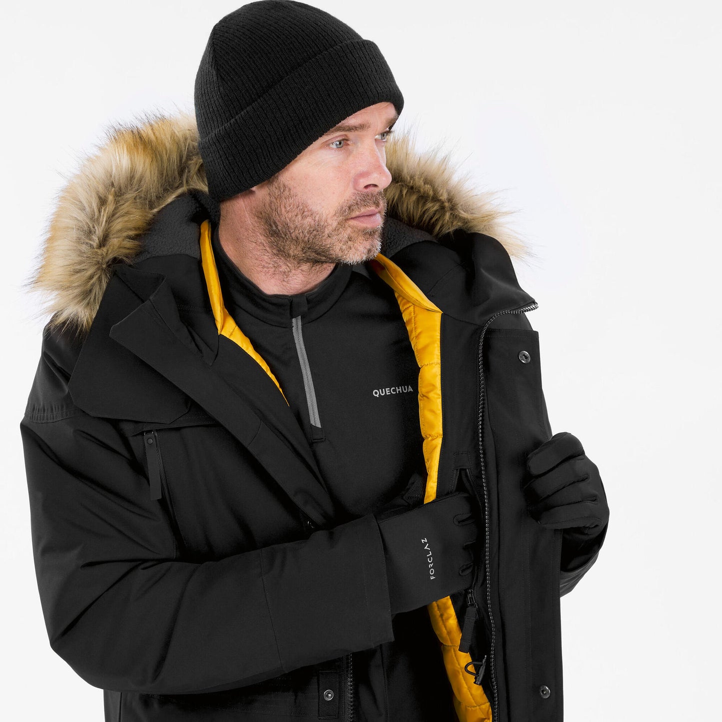 Quechua Men's NH900 Winter Waterproof Hiking Parka