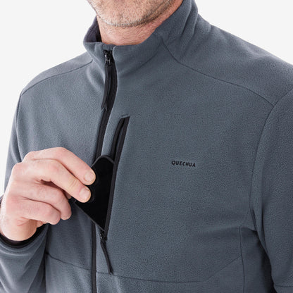 Quechua Men's MH500 Full Zip Fleece Hiking Jacket