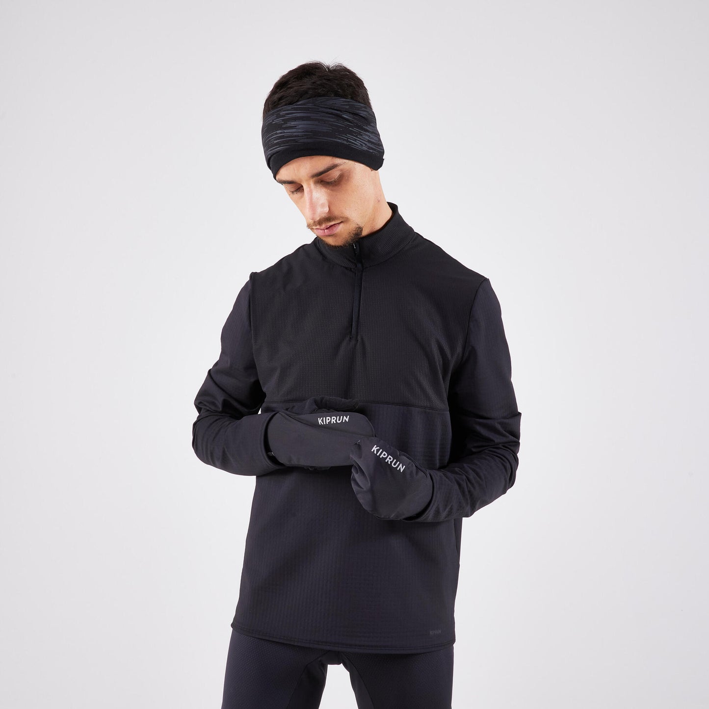 Kiprun Adult Evolutiv V2 Convertable Running Gloves with Mittens