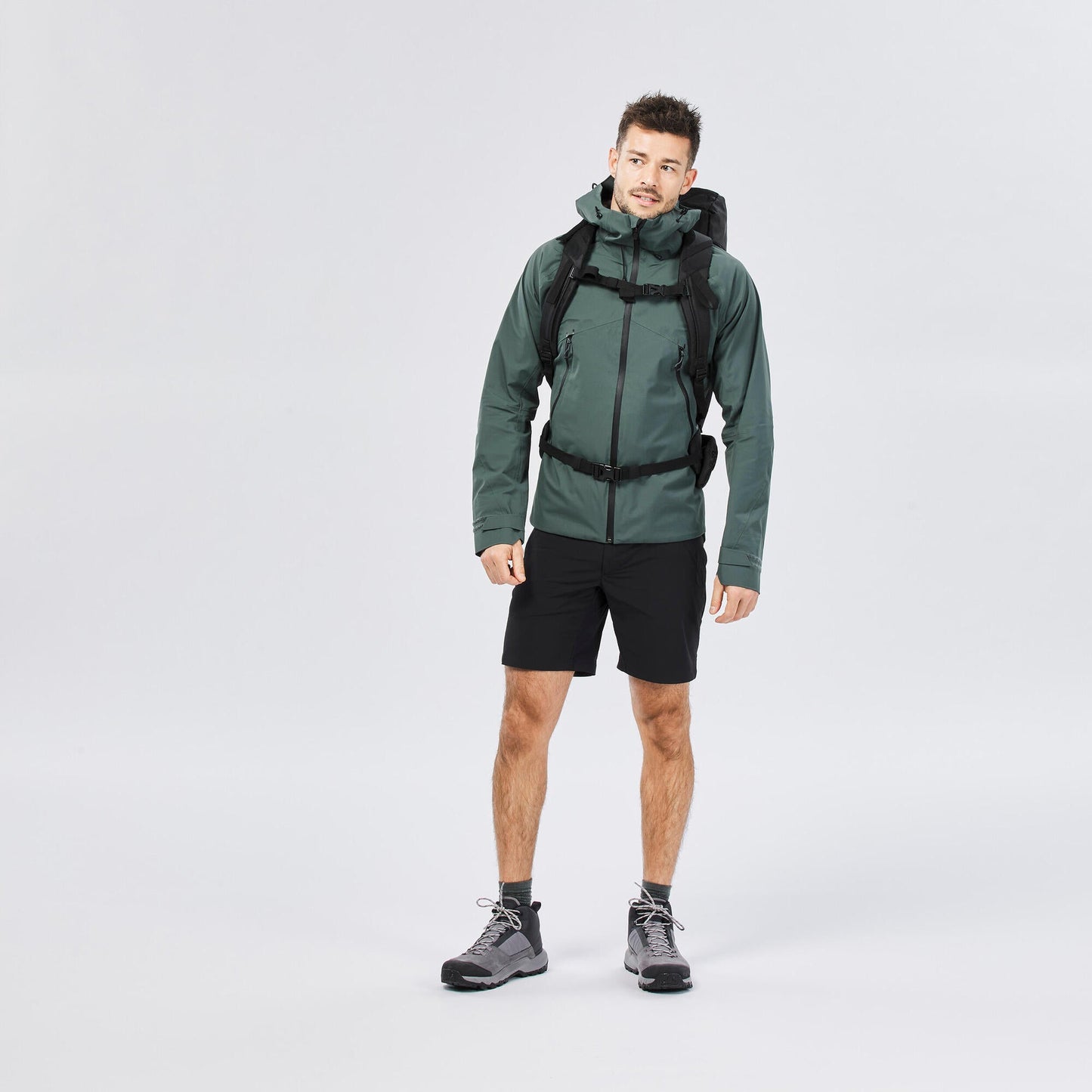 Quechua Men's MH500 Hiking Lightweight Waterproof Jacket