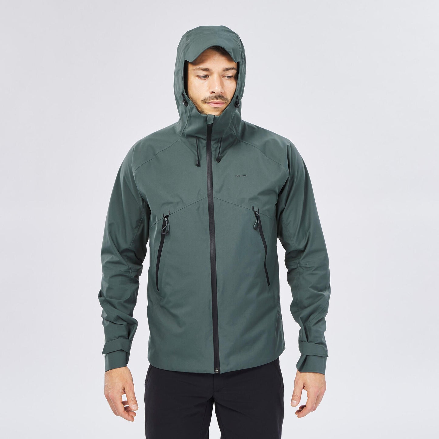 Quechua Men's MH500 Hiking Lightweight Waterproof Jacket