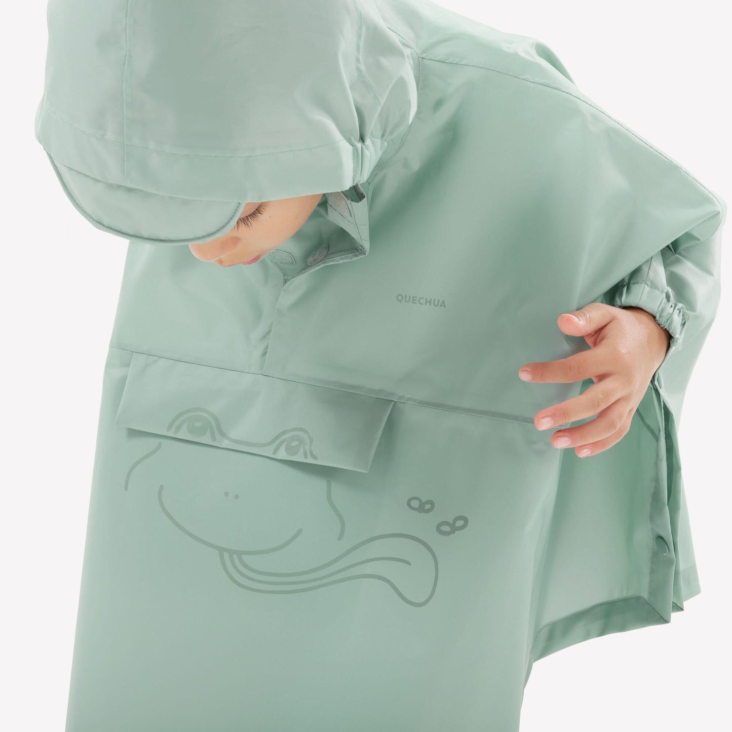 Quechua Kids’ MH100 Rain Poncho – Ages 2–6