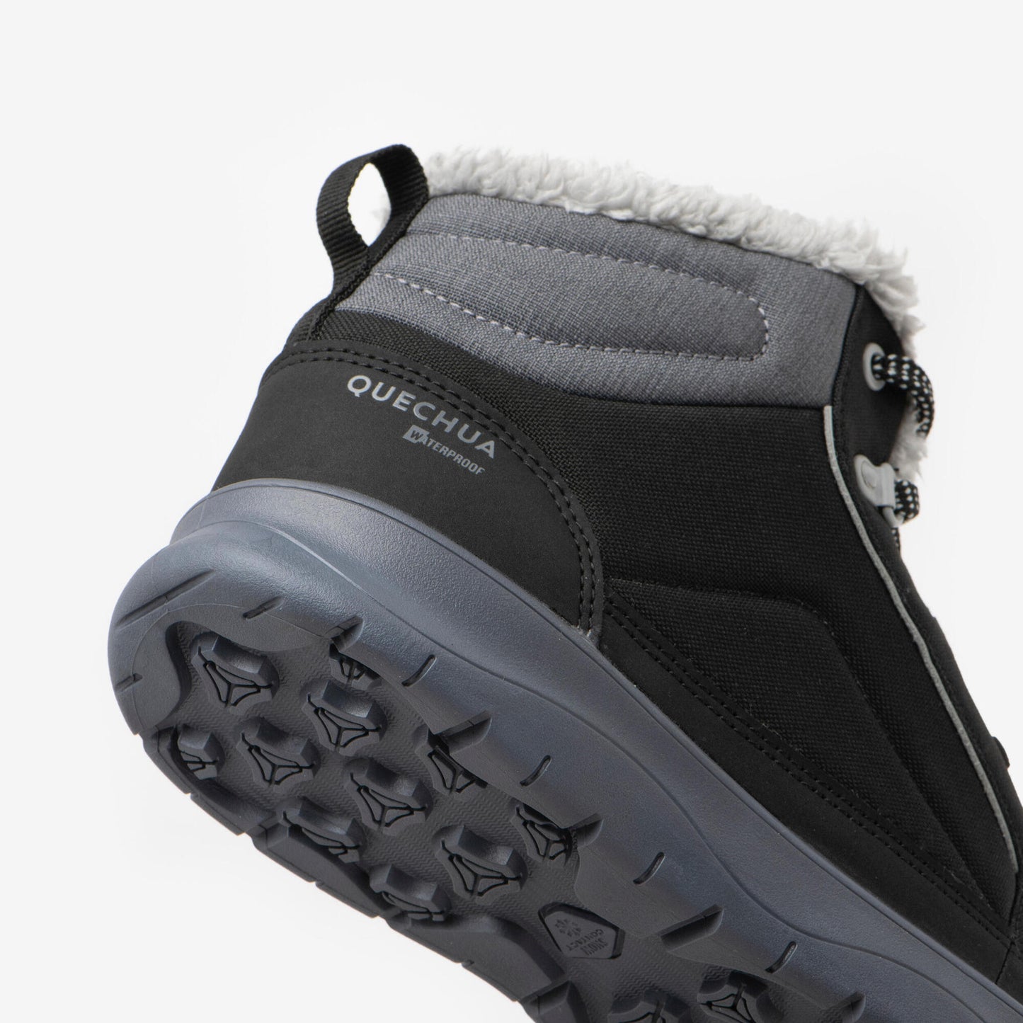 Quechua Women's Warm Waterproof Snow Hiking Boots - NH100 Mid
