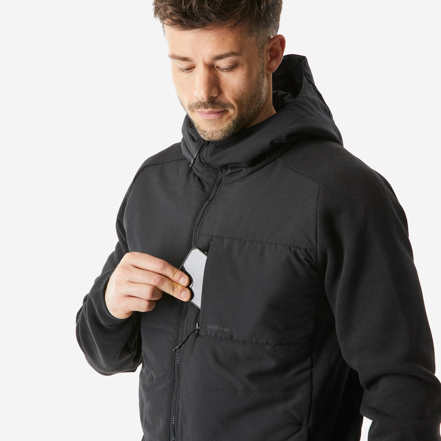 Quechua Men's NH500 Hybrid Hiking Sweatshirt