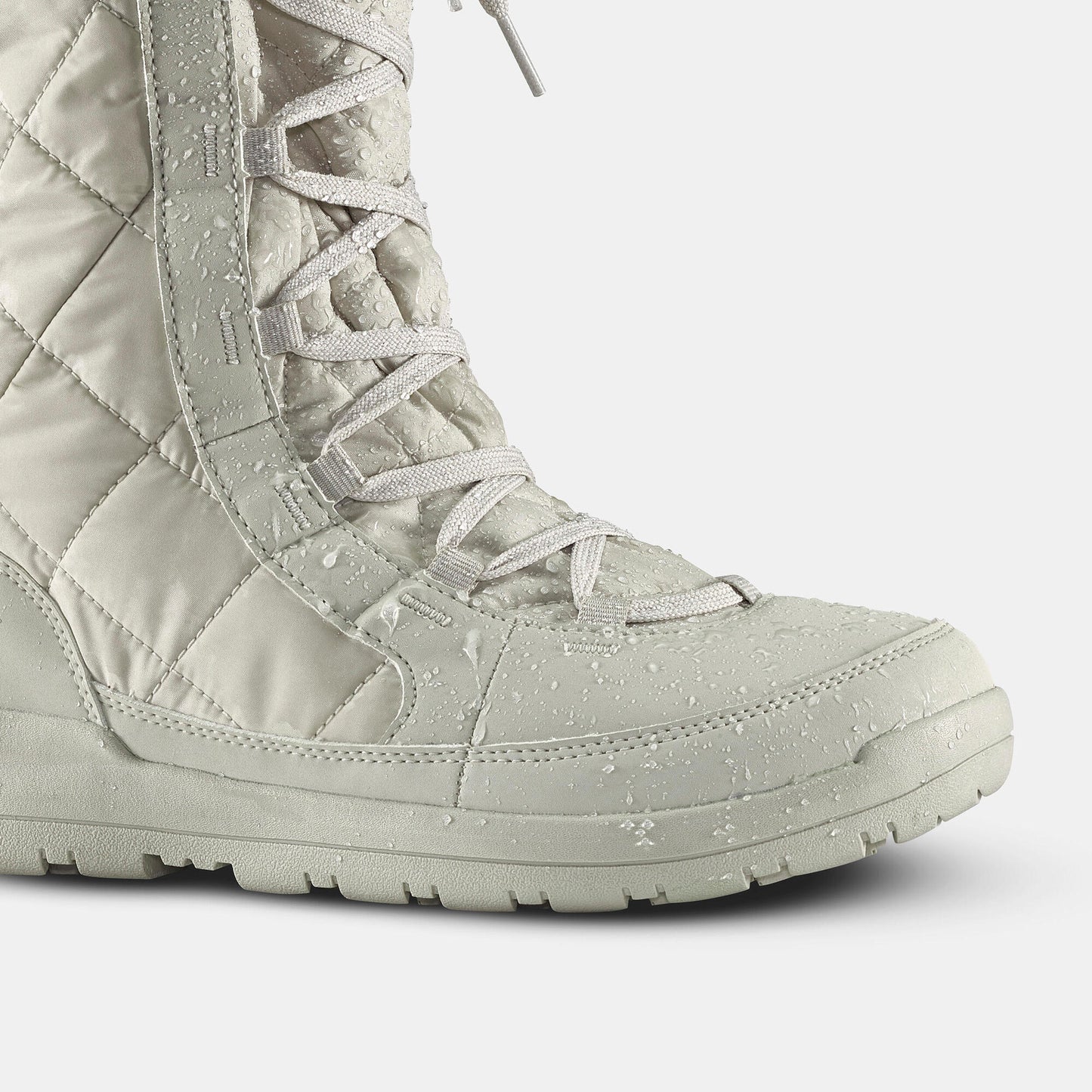 Quechua Women's NH500 Warm Waterproof High Lace Snow Boots
